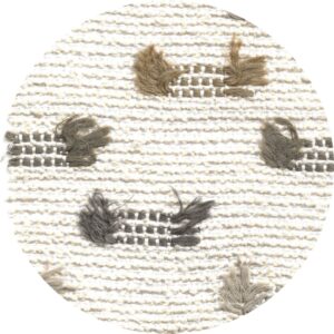 Runder Hocker Fußstütze aus weißem Stoff mit vielen Farben 80x40x80cm Stoff Weiß MX HOME Sofas und Sessel Sessel, Poufs und Fußbänke Fußbänke