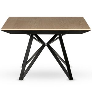 wohnli-moebel-suche-M24130409 Wohnli Möbelsuche - Belize - table à manger carrée extensible - effet bois et métal - 4 à