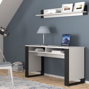 Weiß und Mattschwarz