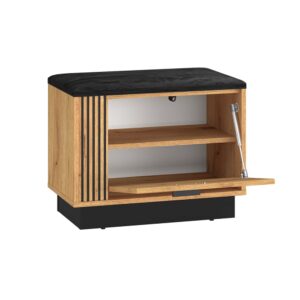 60x49x34cm Spanplatte Beige Petits meubles Möbel Flurmöbel Schuhschränke