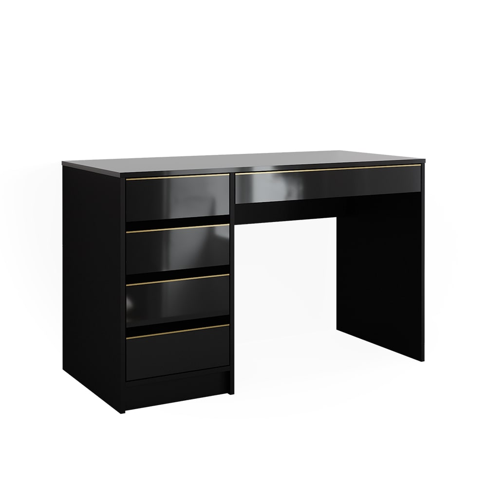 wohnli-moebel-suche-M24136954 Wohnli Möbelsuche - Schminktisch ohne Spiegel Schwarz/Gold 120x75cm