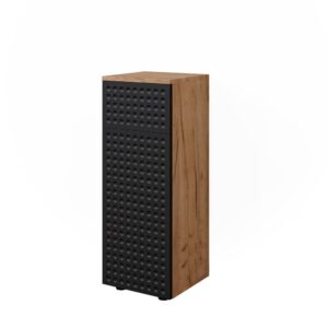 wohnli-moebel-suche-M24137059 Wohnli Möbelsuche - Midischrank mit 1 Schublade 2 Fächer Badezimmer Anthrazit gepunktet