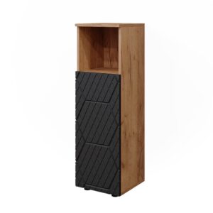 wohnli-moebel-suche-M24137081 Wohnli Möbelsuche - Midischrank Anthrazit mit Wabenstruktur 30x95cm