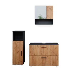 Wohnli Möbelsuche - Badmöbel Set 3 Teile