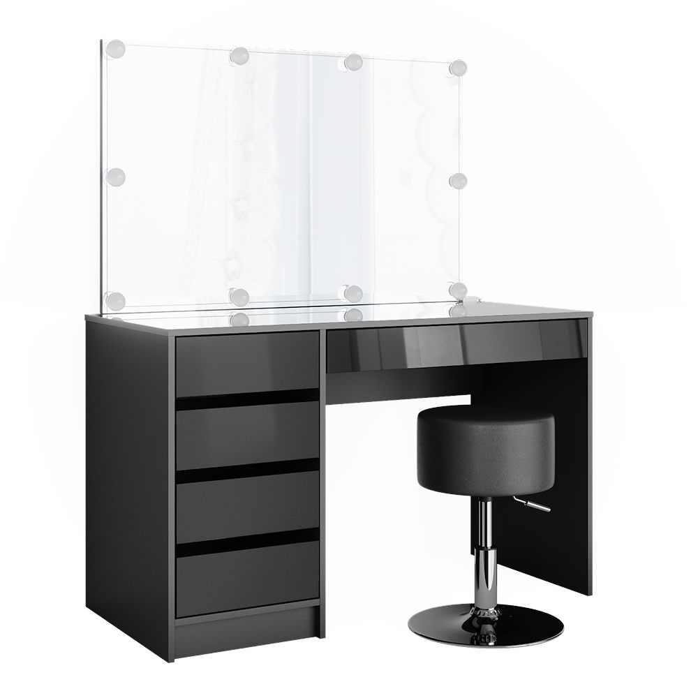 wohnli-moebel-suche-M24137666 Wohnli Möbelsuche - Schminktisch mit LED Beleuchtung und Hocker