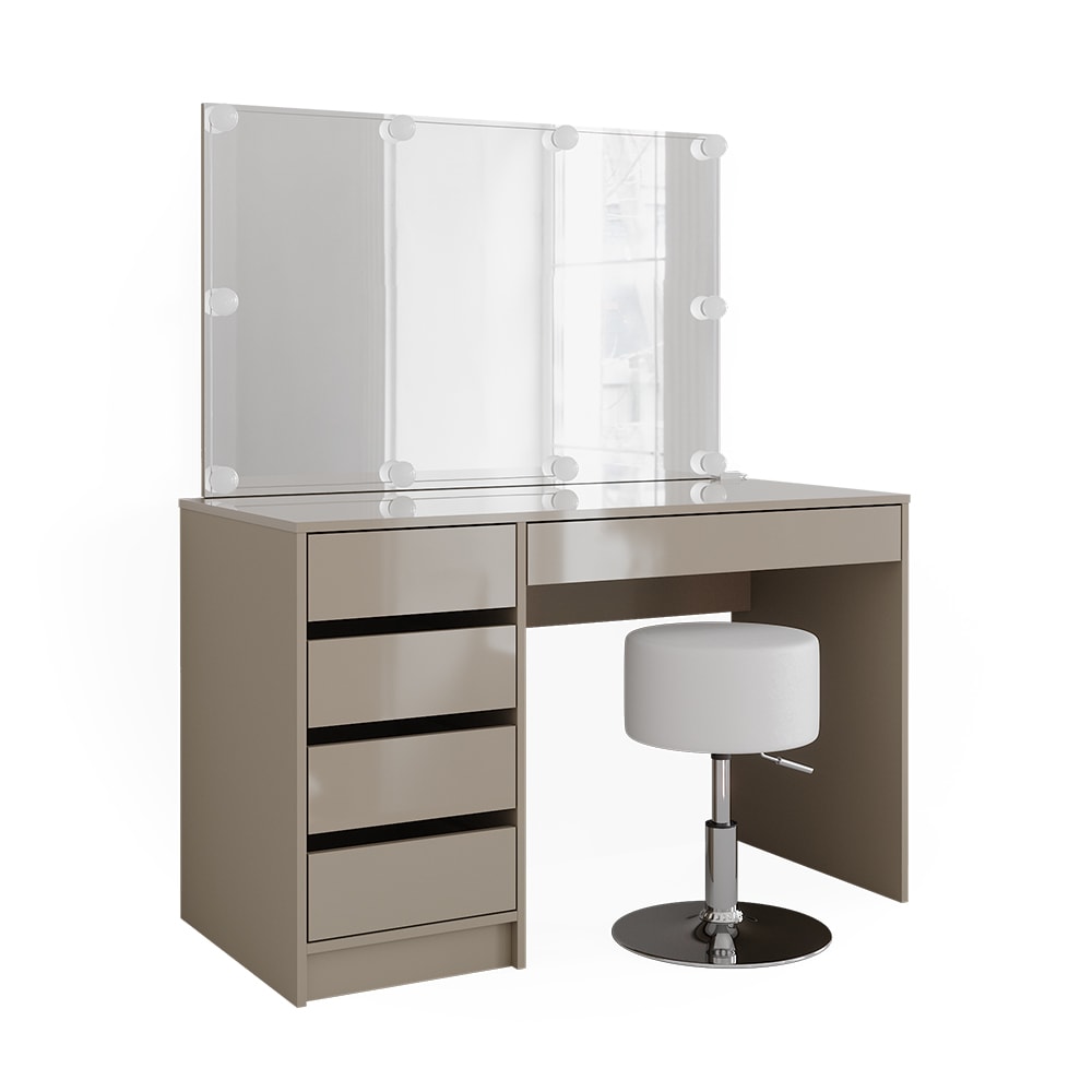 wohnli-moebel-suche-M24137698 Wohnli Möbelsuche - Schminktisch mit LED Beleuchtung und Hocker