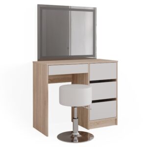 wohnli-moebel-suche-M24137750 Wohnli Möbelsuche - Schminktisch mit LED-Spiegel und Hocker