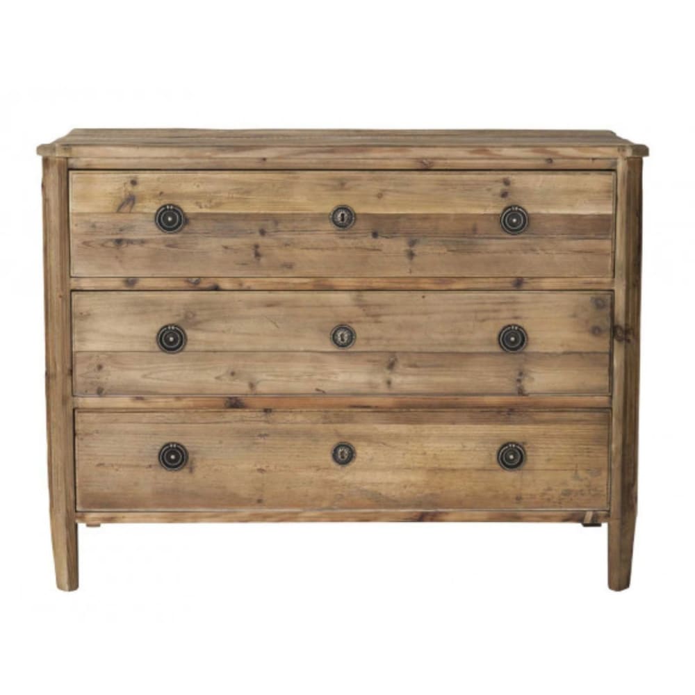 Wohnli Möbelsuche - Kommode aus altem massivem Kiefernholz - L107 cm