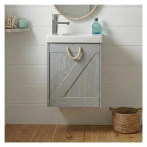 wohnli-moebel-suche-M24139165-1 Waschbeckenunterschrank 53x41x21cm Holz Grau Mob In Möbel Badezimmermöbel Waschtische