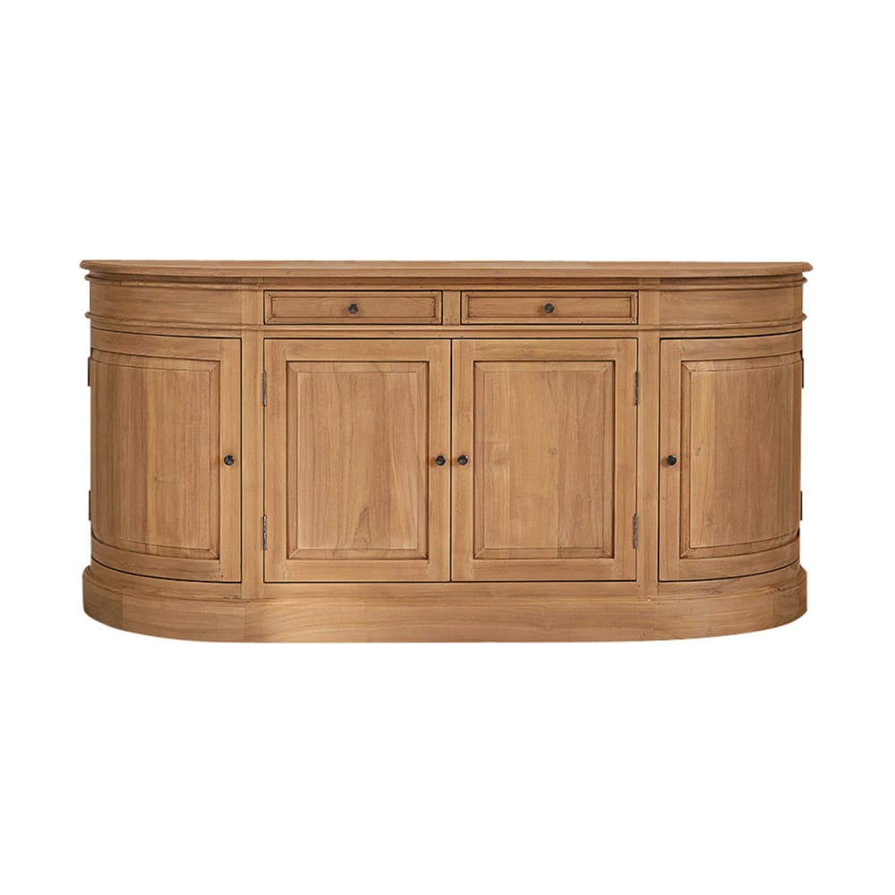wohnli-moebel-suche-M24140042 Wohnli Möbelsuche - Rundes Buffet aus massivem Teakholz 180 cm
