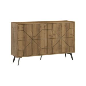 Wohnli Möbelsuche - Kommode Holzeffekt eiche 123x35  cm