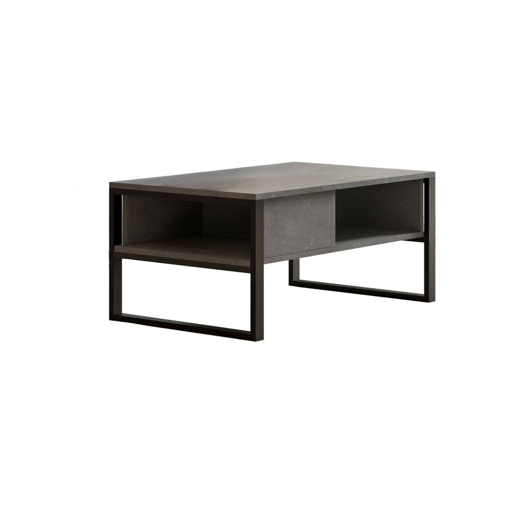 wohnli-moebel-suche-M24140698 Wohnli Möbelsuche - Wohnzimmertisch Holzeffekt silber 100x60 cm