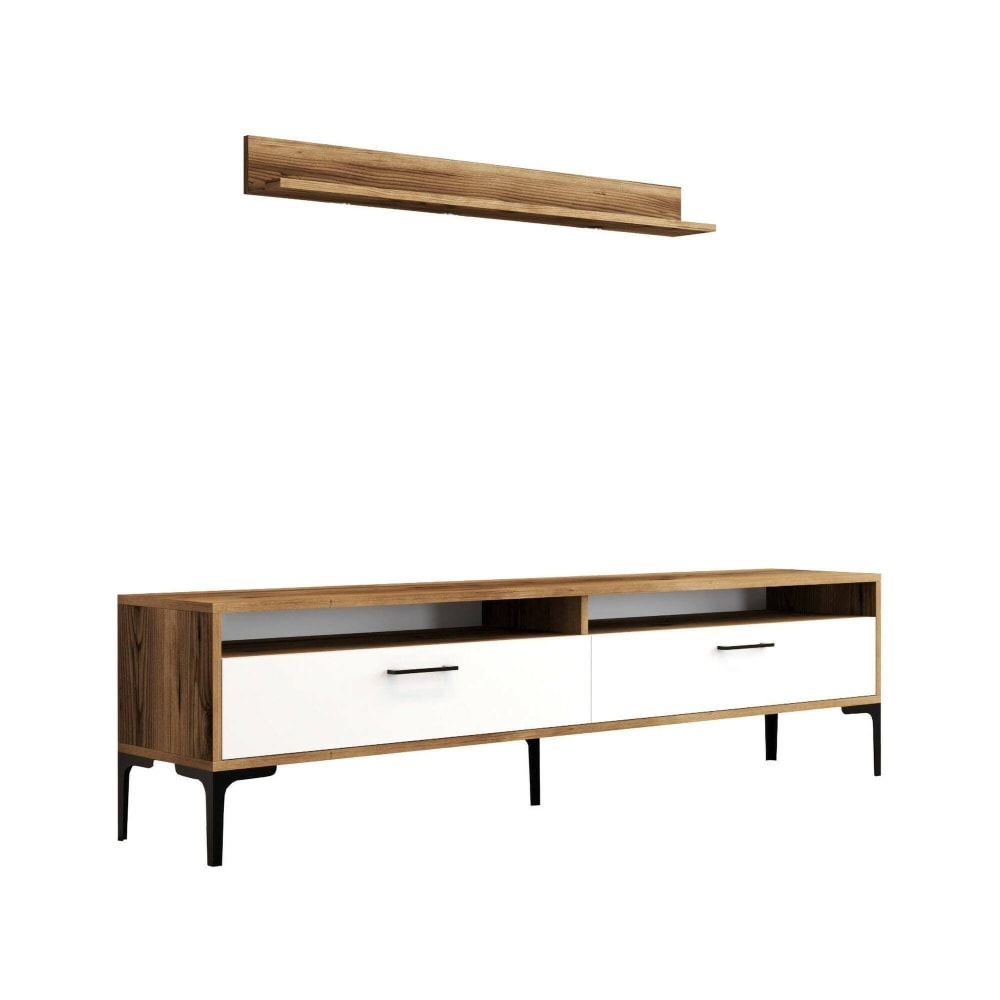 Wohnli Möbelsuche - Wohnzimmermöbel Holzeffekt walnuss