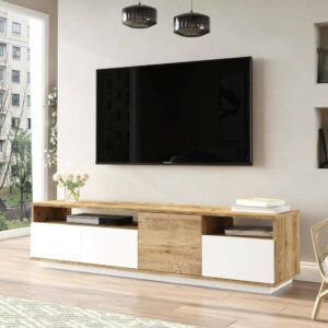 180x45x45cm Holz Braun Dmora Möbel Wohnzimmermöbel TV-Möbel