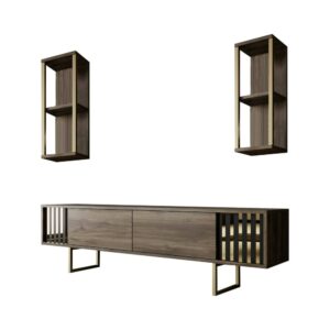 Wohnli Möbelsuche - Fernsehschrank Holzeffekt walnuss