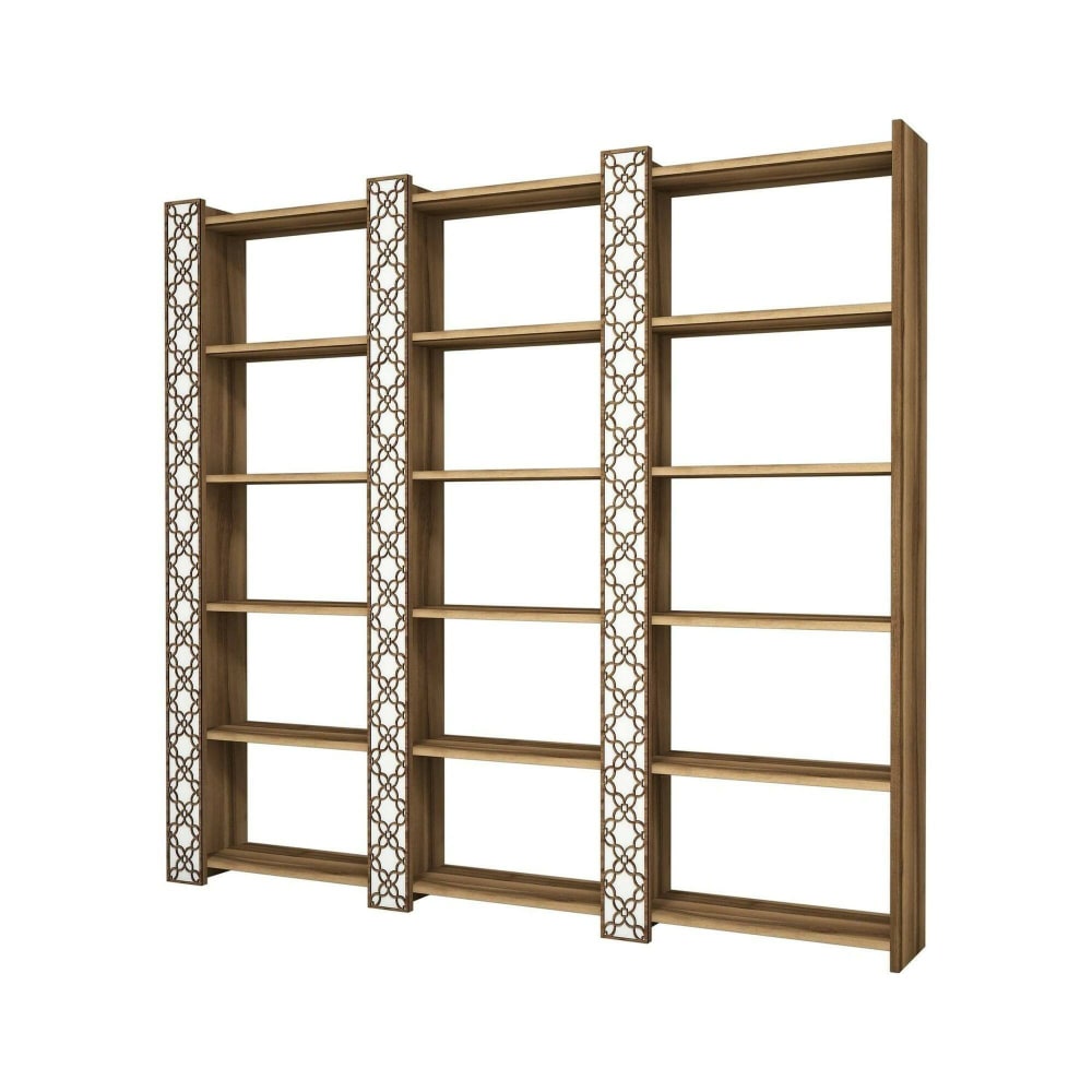 Wohnli Möbelsuche - Bücherregal Holzeffekt walnuss