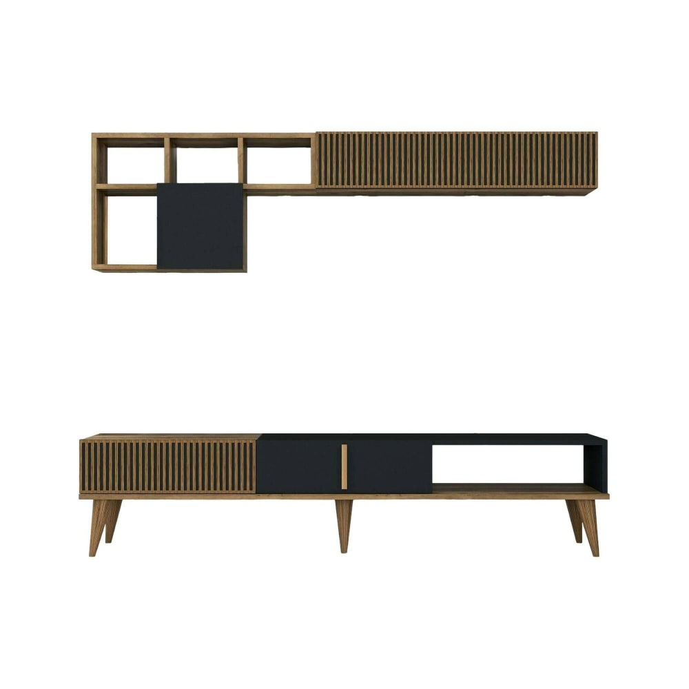 Wohnli Möbelsuche - Wohnzimmermöbel Holzeffekt walnuss