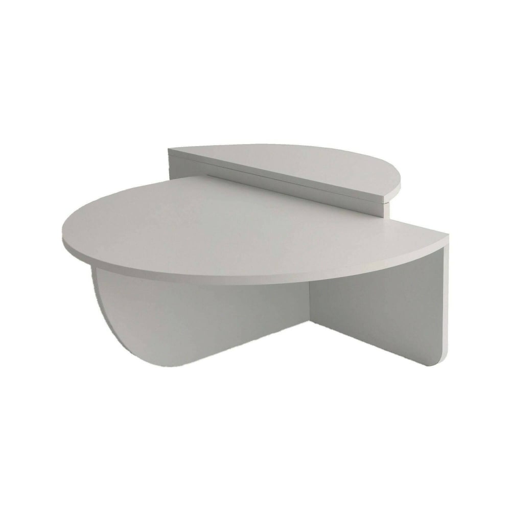 wohnli-moebel-suche-M24141037 Wohnli Möbelsuche - Wohnzimmertisch Holzeffekt weiß 90x90 cm