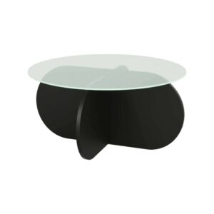 Wohnli Möbelsuche - Wohnzimmertisch Holzeffekt schwarz 75x75  cm