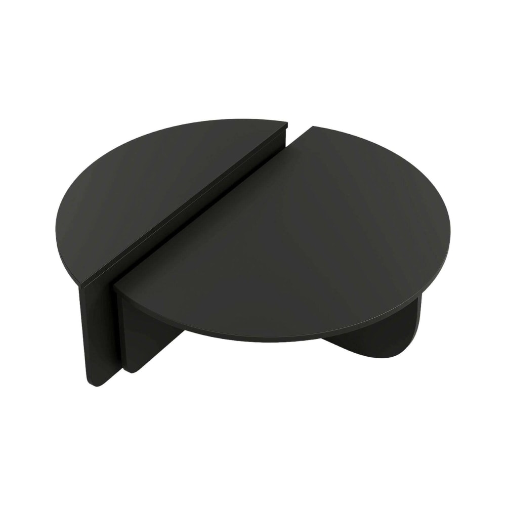 wohnli-moebel-suche-M24141233 Wohnli Möbelsuche - Wohnzimmertisch Holzeffekt schwarz 90x90 cm