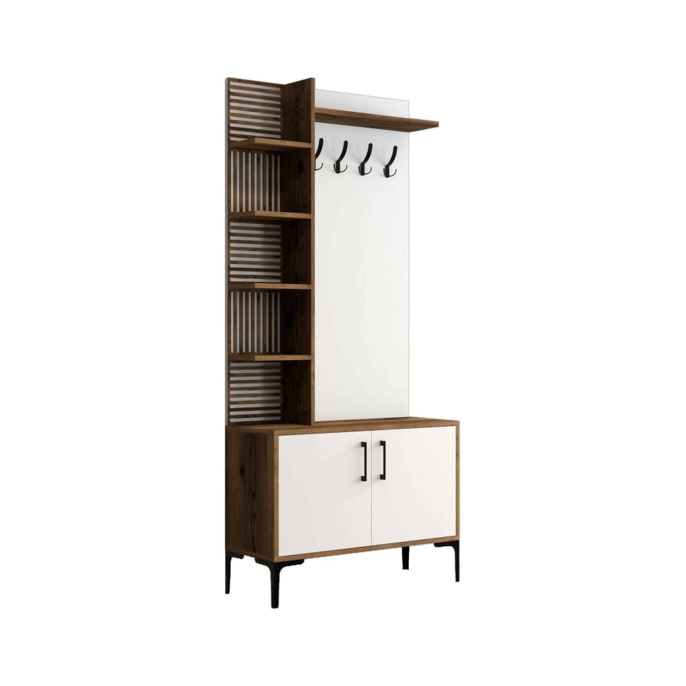 Wohnli Möbelsuche - Eingangsmöbel Holzeffekt walnuss