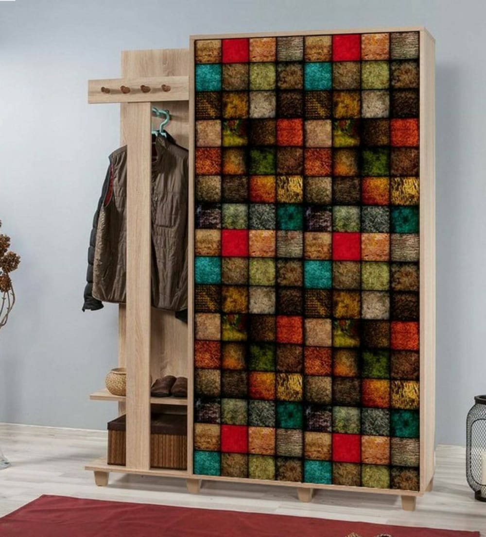 mehrfarbig 135x36  cm