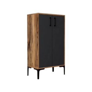 Wohnli Möbelsuche - Schuhschrank Holzeffekt walnuss