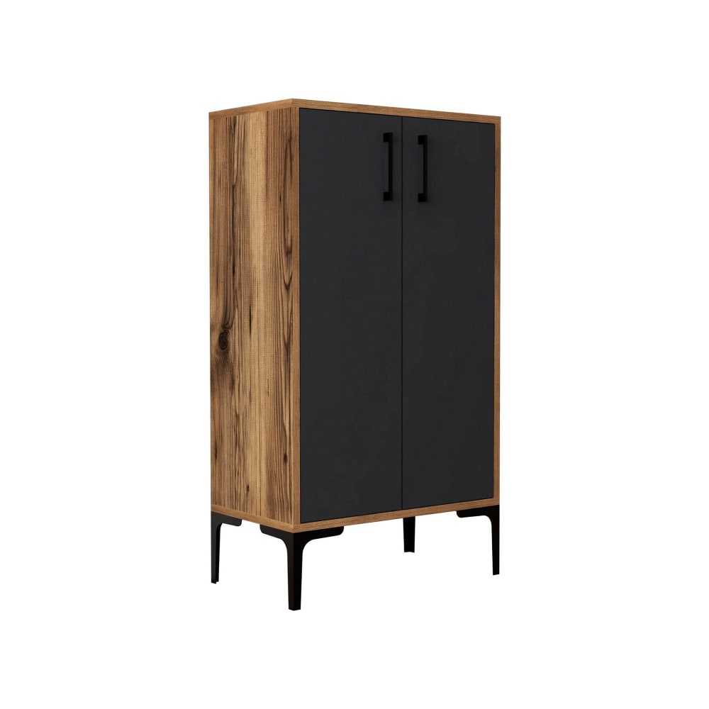 Wohnli Möbelsuche - Schuhschrank Holzeffekt walnuss