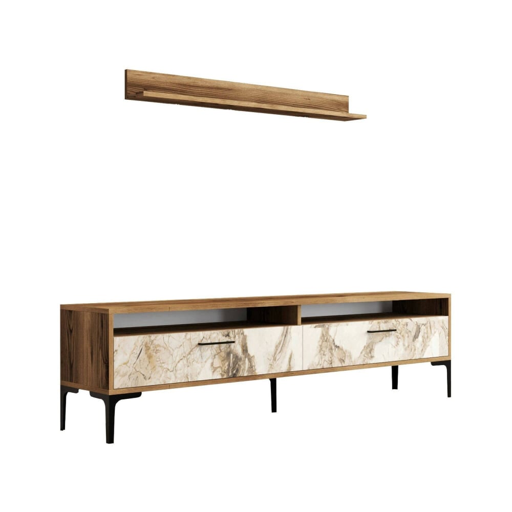 Wohnli Möbelsuche - Wohnzimmermöbel Holzeffekt walnuss