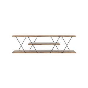 Wohnli Möbelsuche - Fernsehschrank Holzeffekt schwarze walnuss 120x30  cm