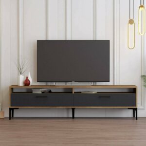 180x35x47cm Holz Braun Dmora Möbel Wohnzimmermöbel TV-Möbel