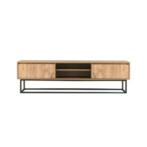 Wohnli Möbelsuche - Fernsehschrank Holzeffekt schwarz