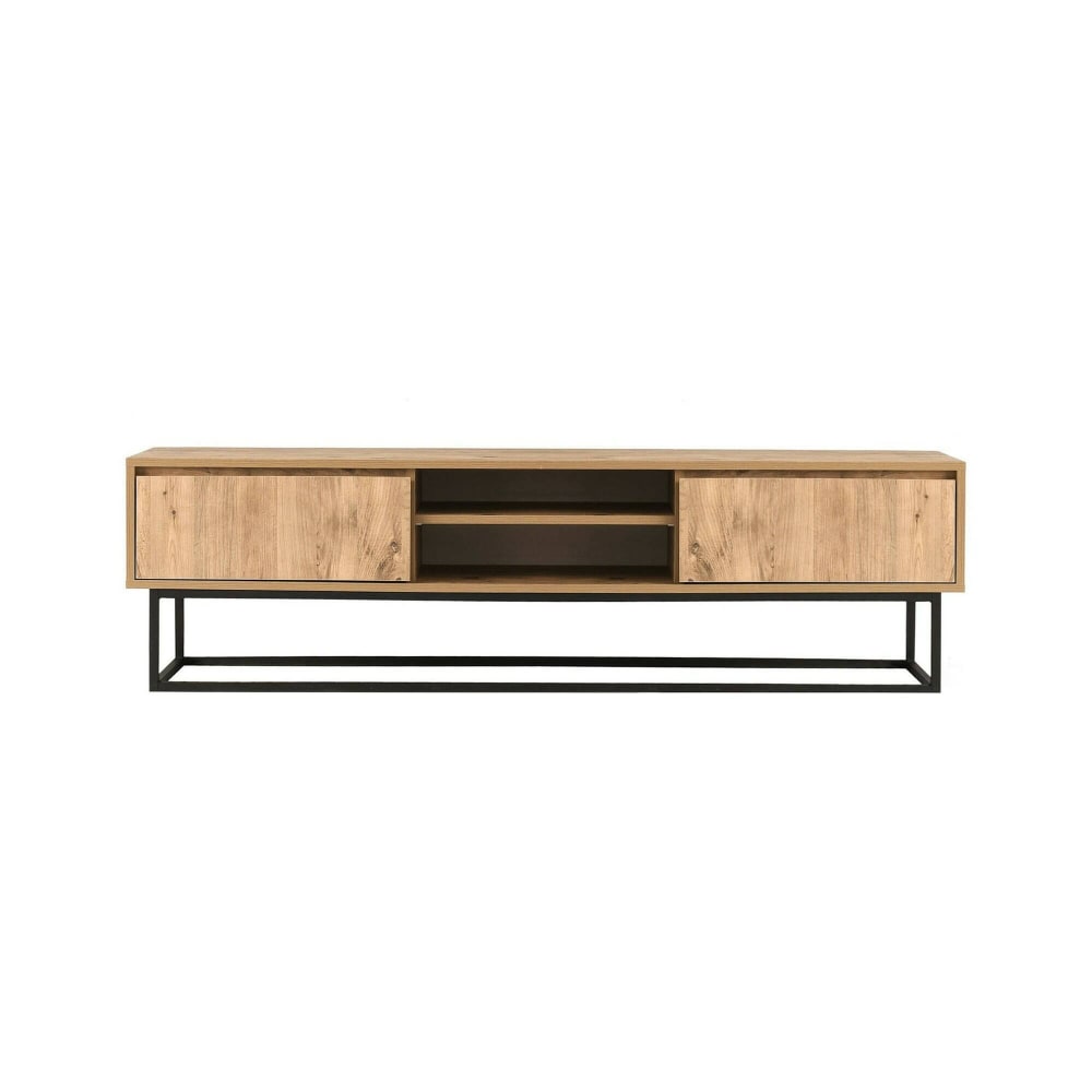 Wohnli Möbelsuche - Fernsehschrank Holzeffekt schwarz