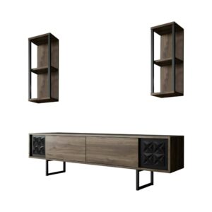 Wohnli Möbelsuche - Fernsehschrank Holzeffekt walnuss