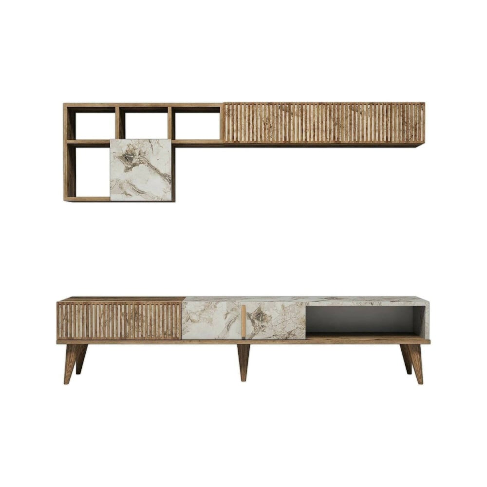 Wohnli Möbelsuche - Wohnzimmermöbel Holzeffekt walnuss