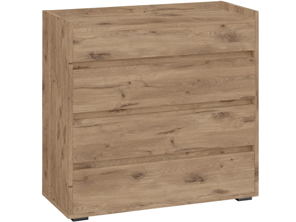 wohnli-moebel-suche-M24141452 Wohnli Möbelsuche - Kommode mit 4 Schubladen in Eichenoptik