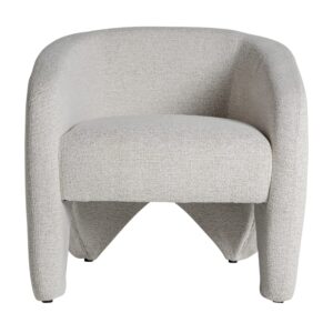 Polyester Sessel in off-white Farbe 76x76x76cm 76x76x76cm Polyester Weiß Kodu Sofas und Sessel Sessel, Poufs und Fußbänke Sessel