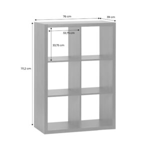 2 Ebenen 6 Stauräume