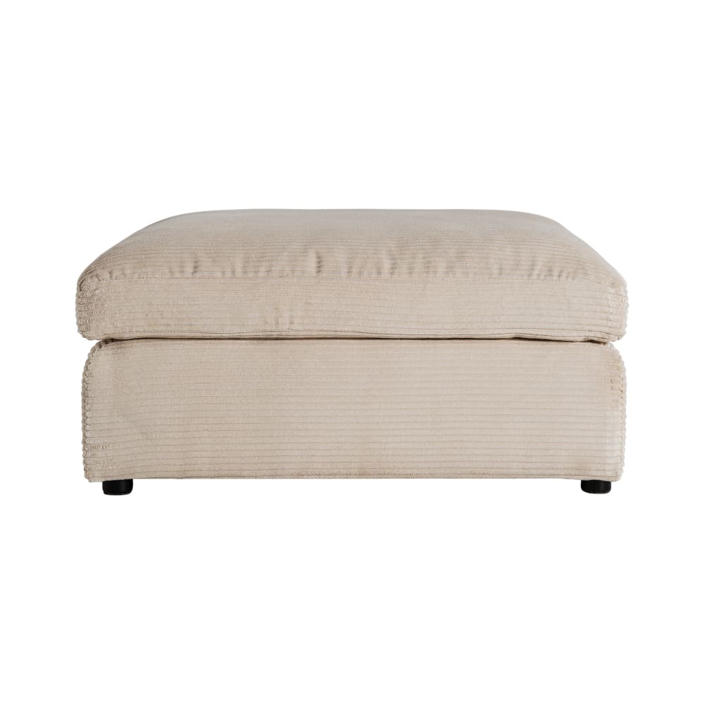 wohnli-moebel-suche-M24143242 Wohnli Möbelsuche - Fußhocker aus hochwertigem Textilgewebe - 88x88x42 cm