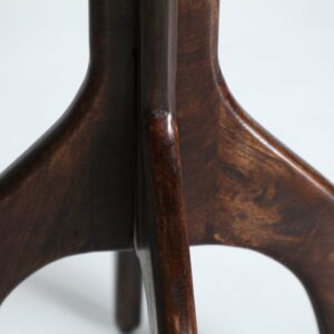 Mangoholz Beistelltisch in schwarzer Farbe 50x50x51cm 50x51x50cm Holz Schwarz Kodu Möbel Wohnzimmermöbel Beistelltische