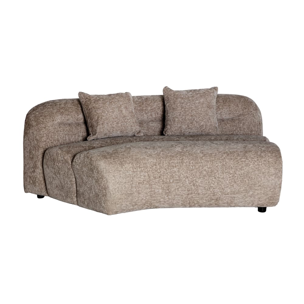 Wohnli Möbelsuche - Sofa-Modul 167x102x75cm aus grauem Polyester