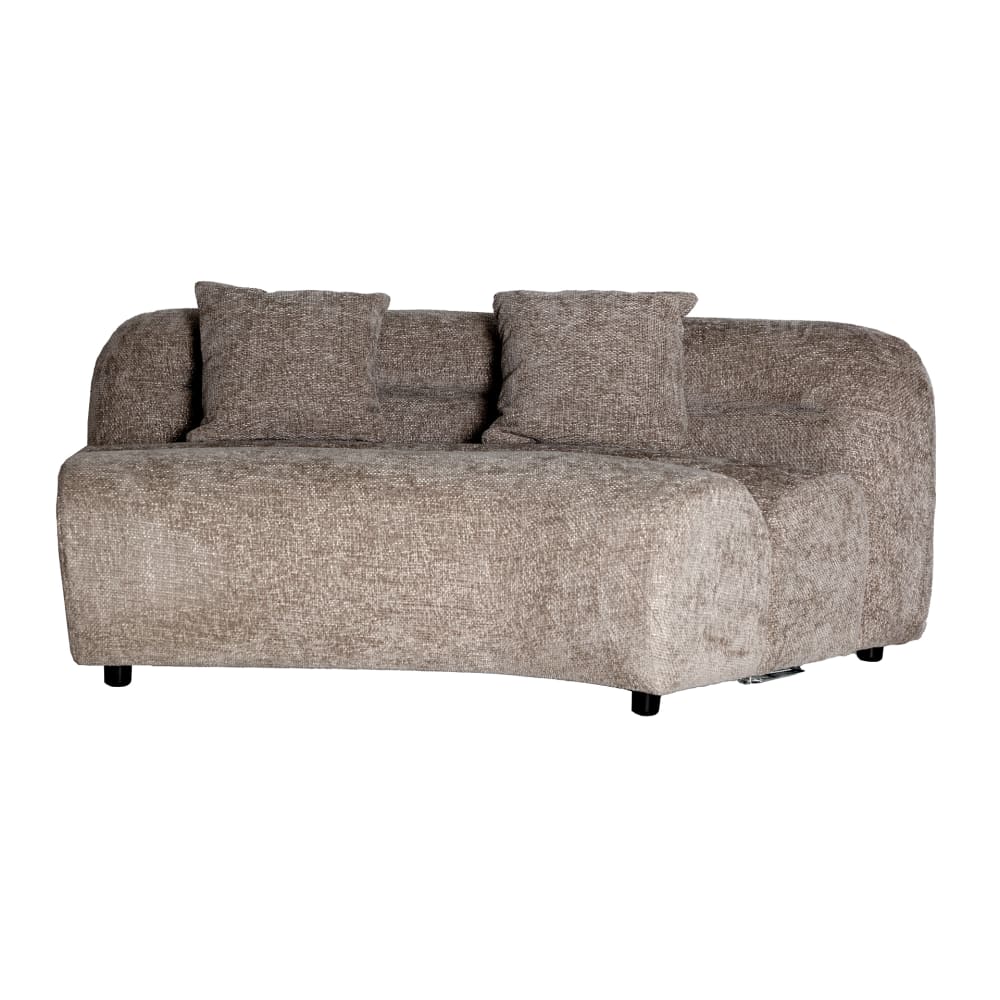 Wohnli Möbelsuche - Sofa-Modul 167x102x76cm aus grauem Polyester