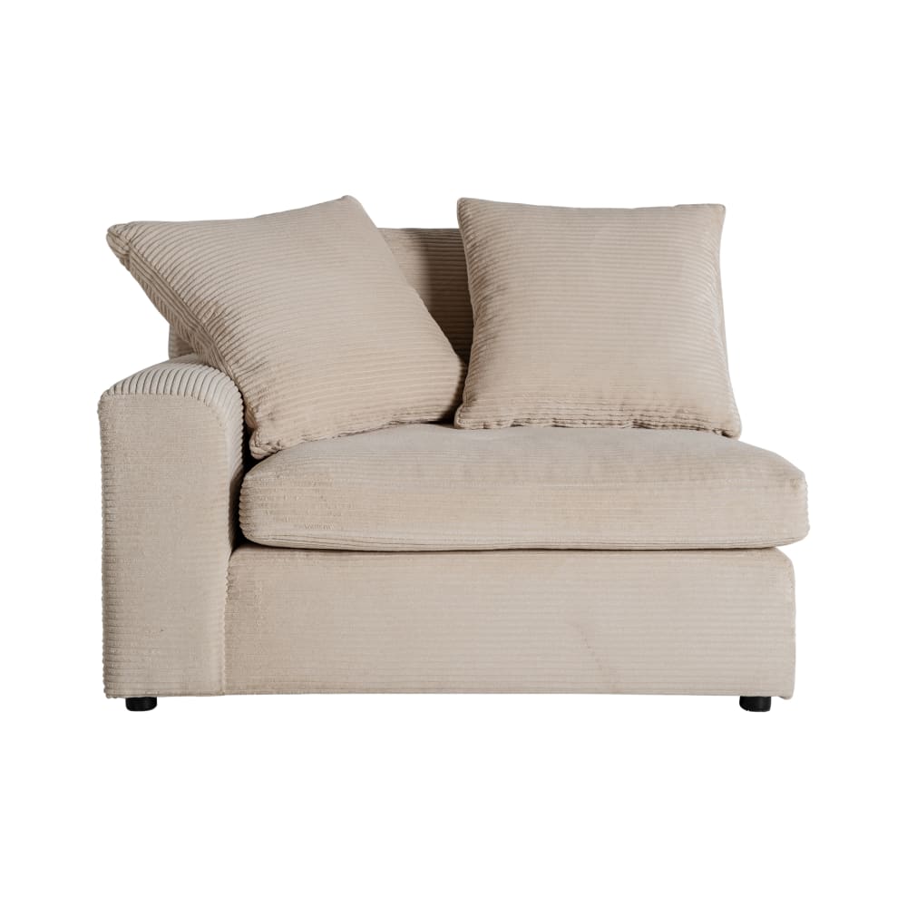wohnli-moebel-suche-M24143366 Wohnli Möbelsuche - Ecksofamodul aus Polyester in der Farbe Creme 110x105x82cm