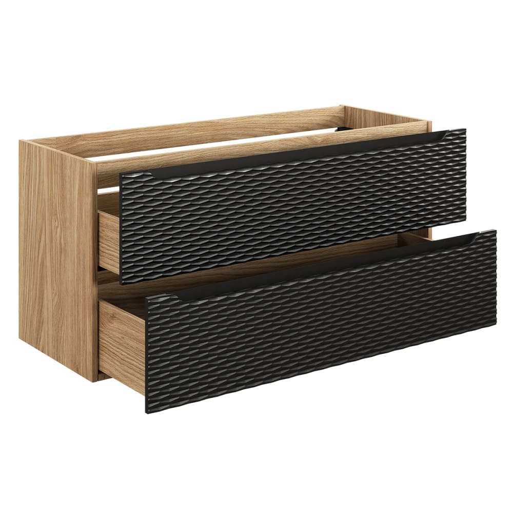 Schwarz und Holzoptik