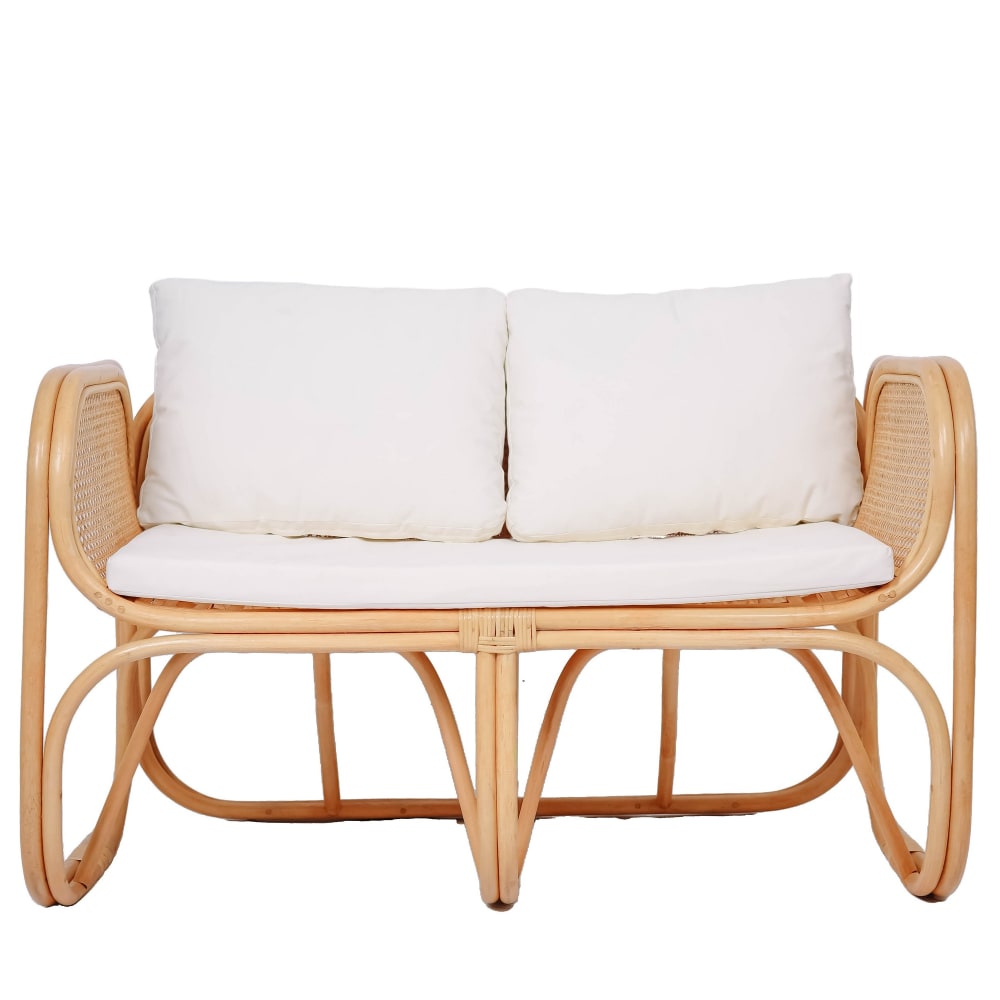wohnli-moebel-suche-M24147283 Wohnli Möbelsuche - Sofa aus Rattan und Stoff Beige