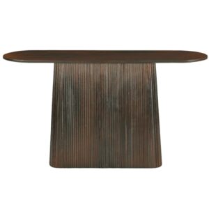 Wohnli Möbelsuche - Konsole 140 cm aus braunem Massivholz