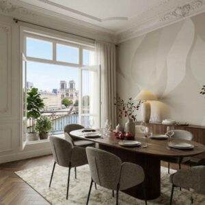 wohnli-moebel-suche-M24147540-1 Stuhl aus Stoff Luxury Braun (x2) 61x79x54cm Stoff Taupe Moloo Möbel Esszimmermöbel Stühle