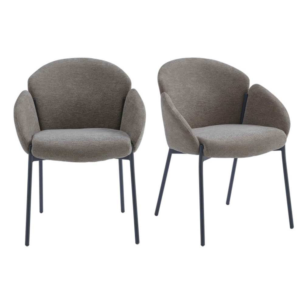 wohnli-moebel-suche-M24147540 Wohnli Möbelsuche - Stuhl aus Stoff Luxury Braun (x2)