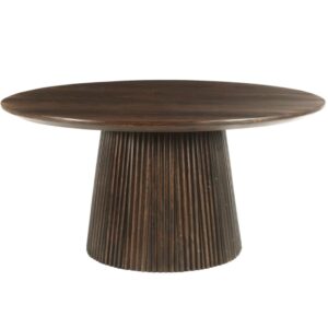 wohnli-moebel-suche-M24147550 Wohnli Möbelsuche - Runder Couchtisch D80 cm aus massivem braunem Holz