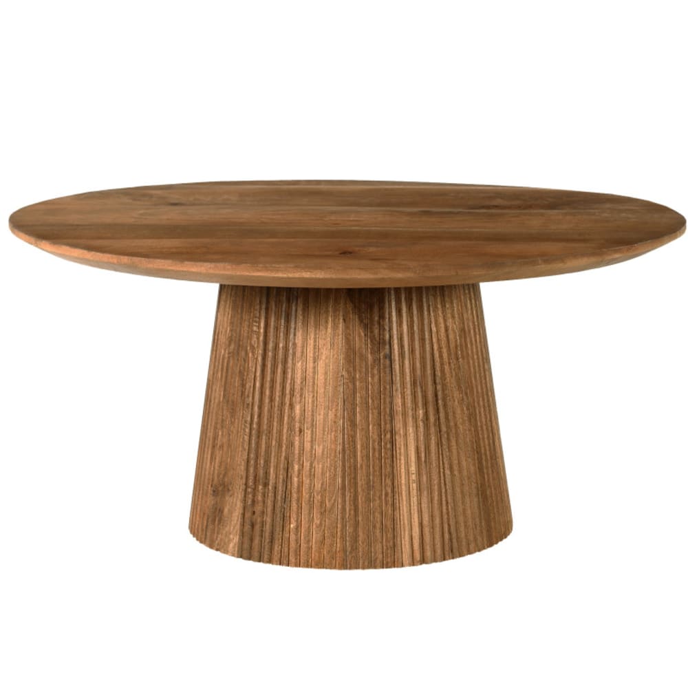 Wohnli Möbelsuche - Runder Couchtisch D80 cm aus Massivholz